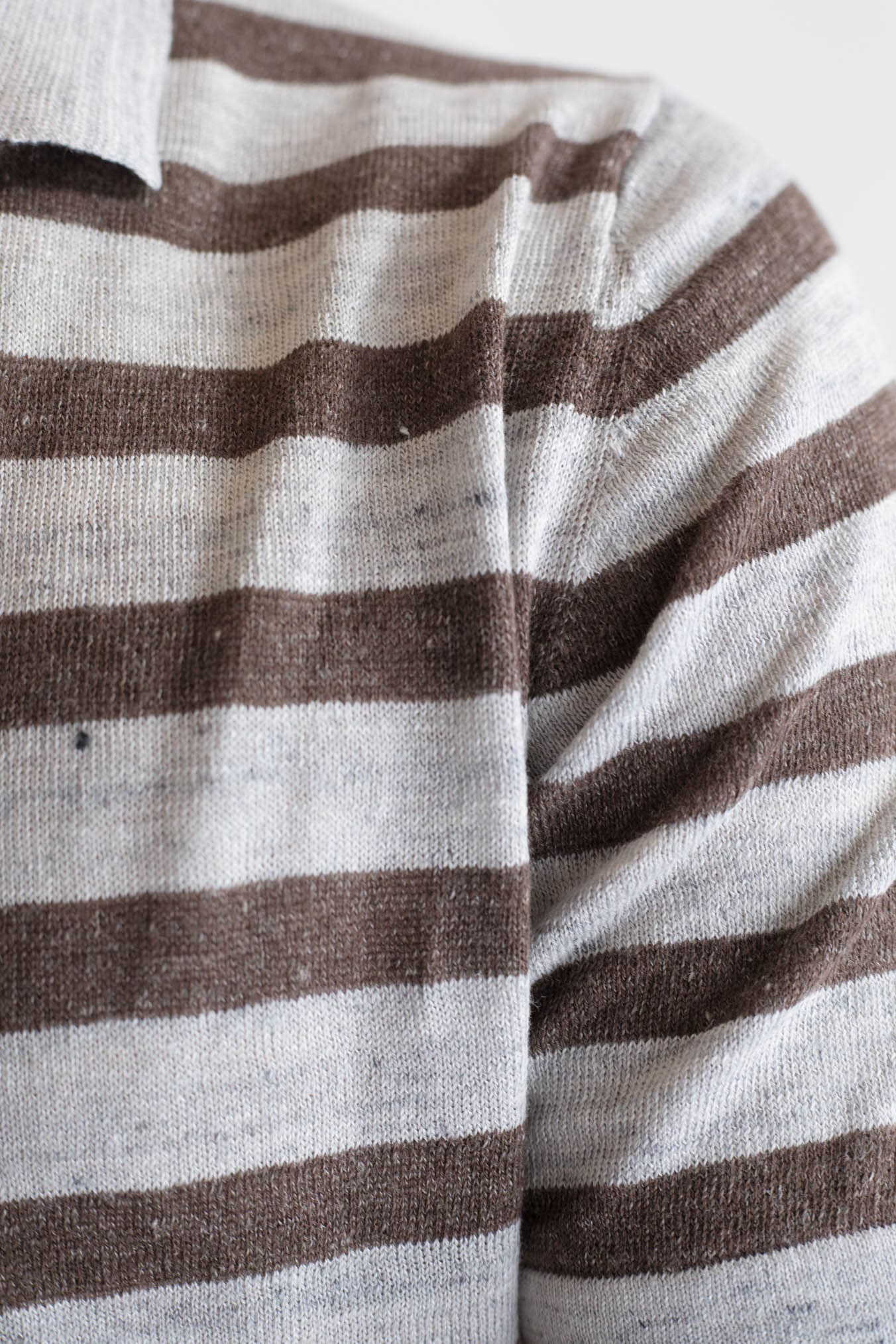 GUARINO MM Linen and Cotton Striped Shirt