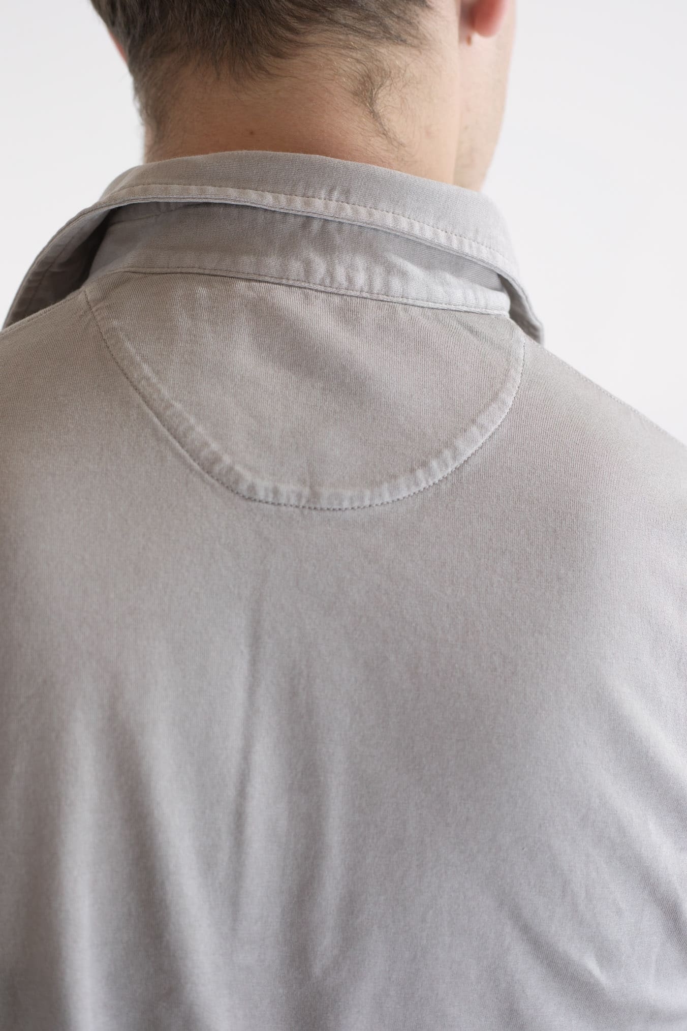 FEDELI Polo MM Organic Cotton Giza Frosted Beige