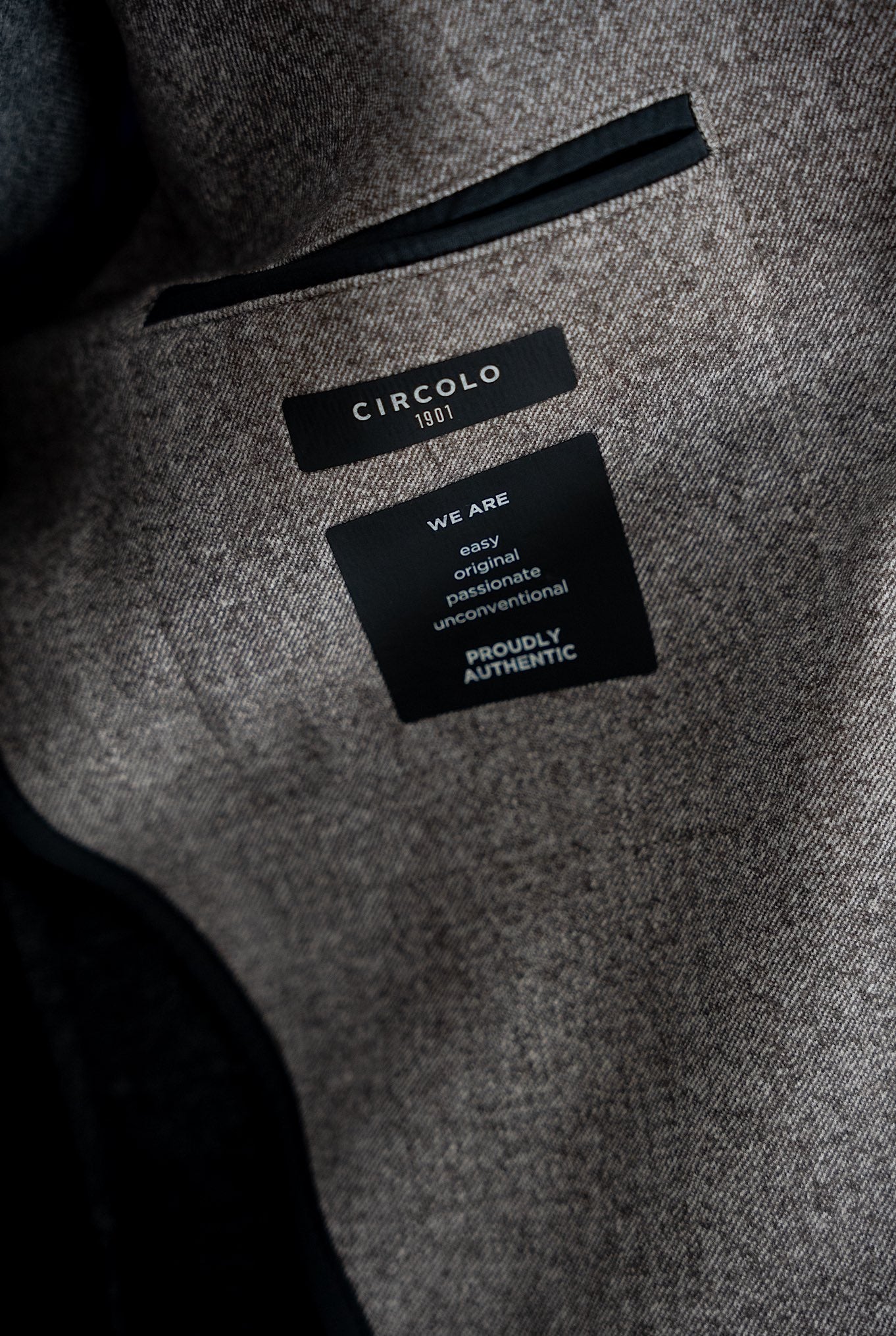CIRCOLO Dove Gray Cotton Sweatshirt Jacket