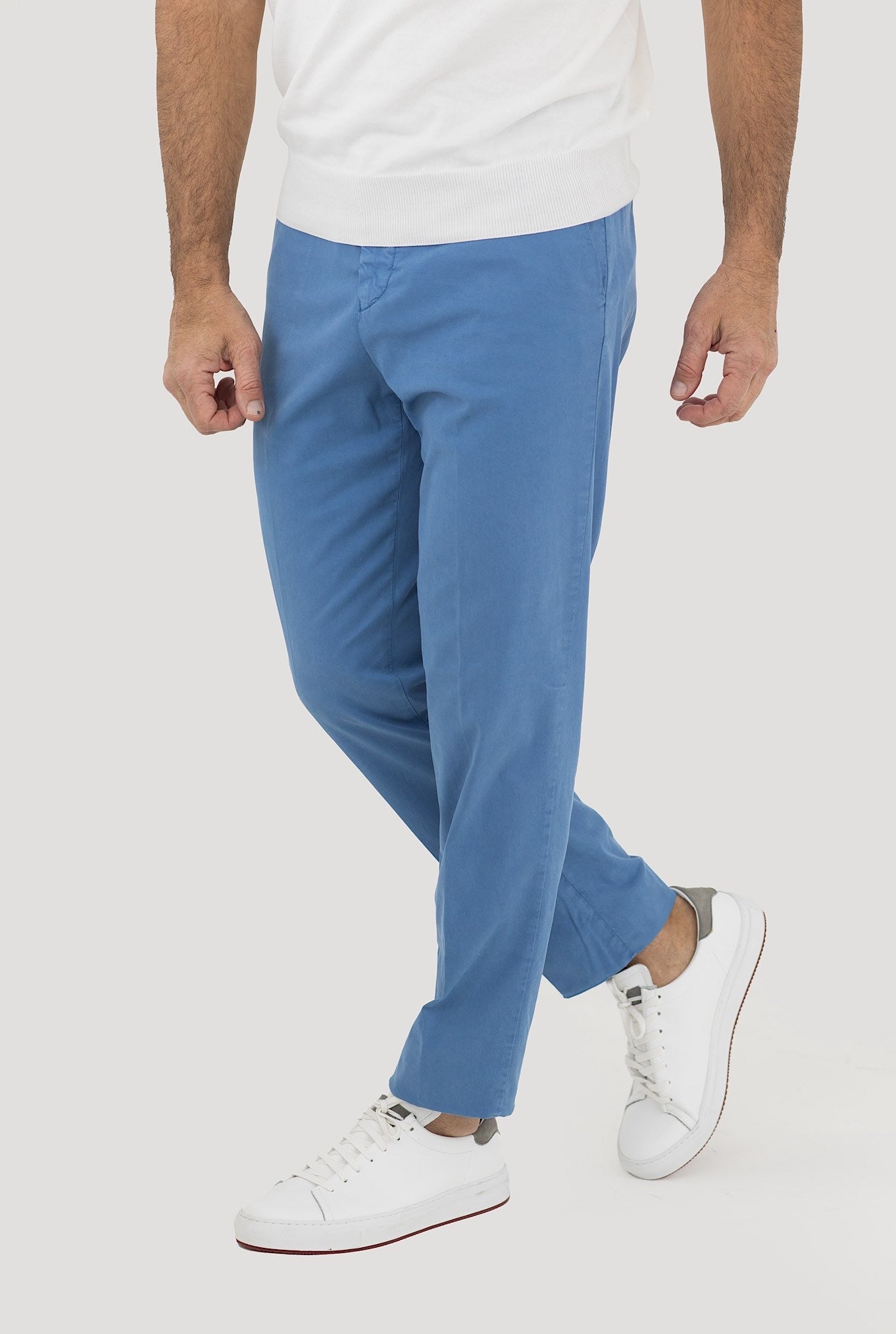 MARCO PESCAROLO Trousers mod. Evo Azzurro