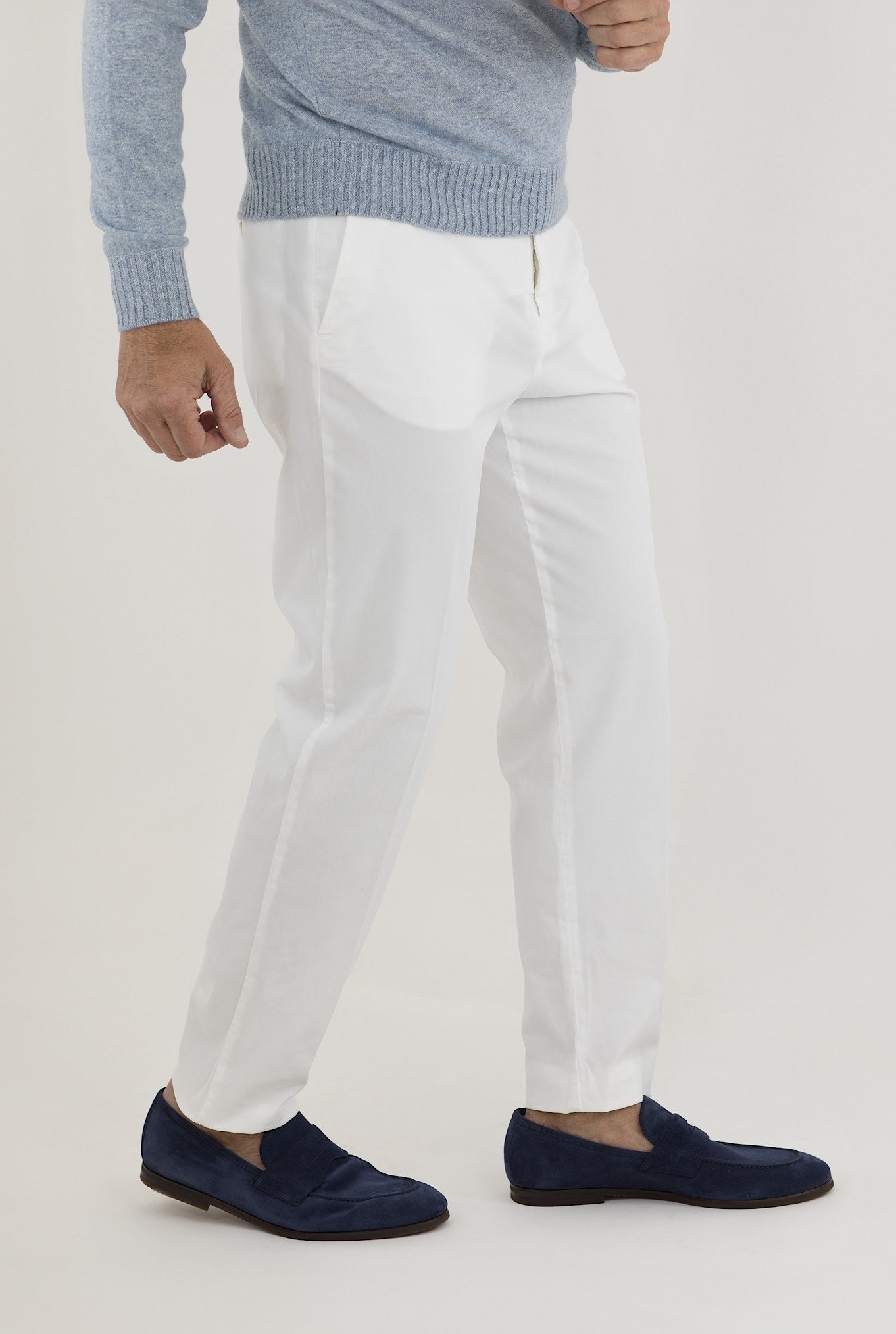 MARCO PESCAROLO Trousers mod. Evo White