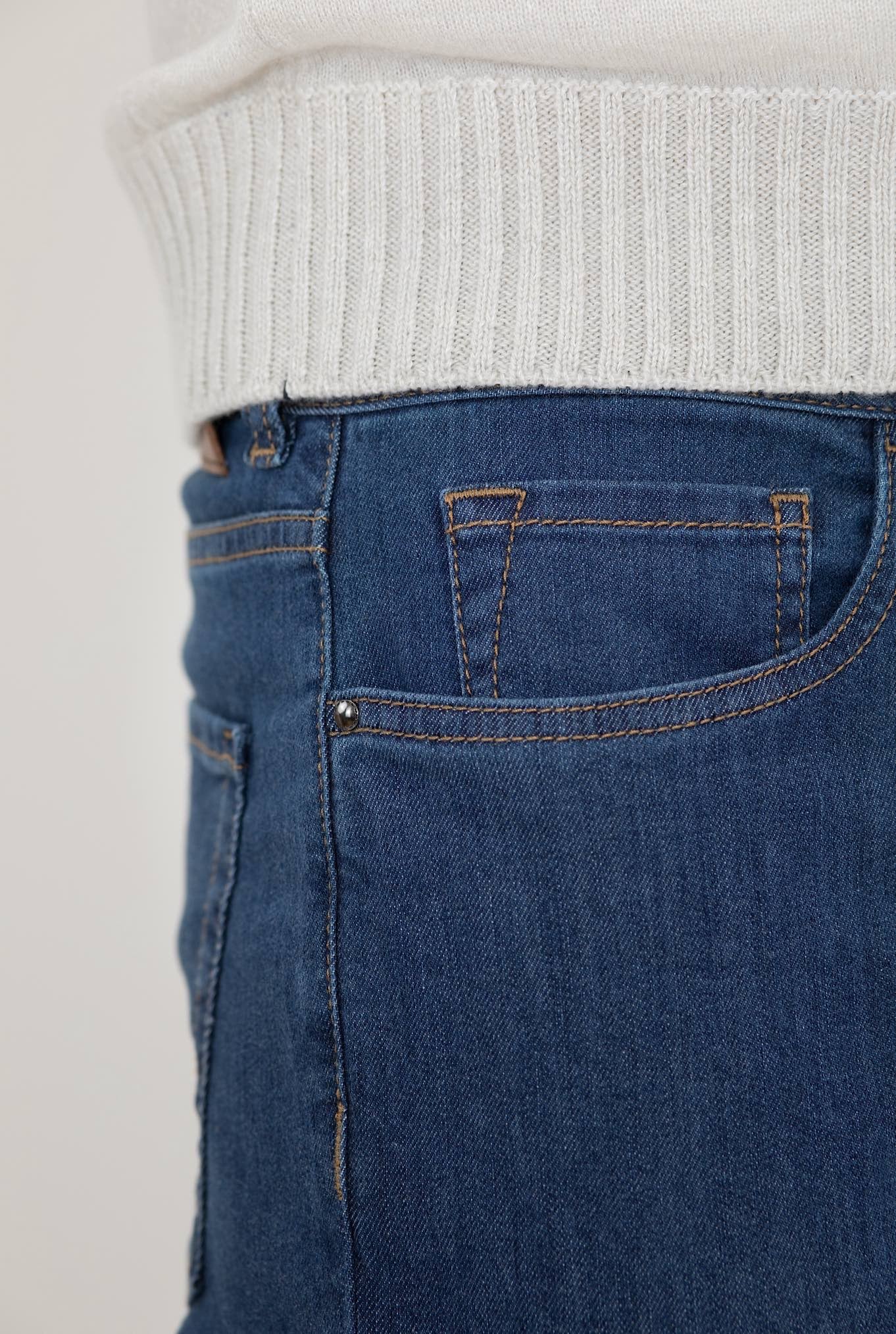 CANALI Jeans 5 Pockets Natural Indigo Medium Denim