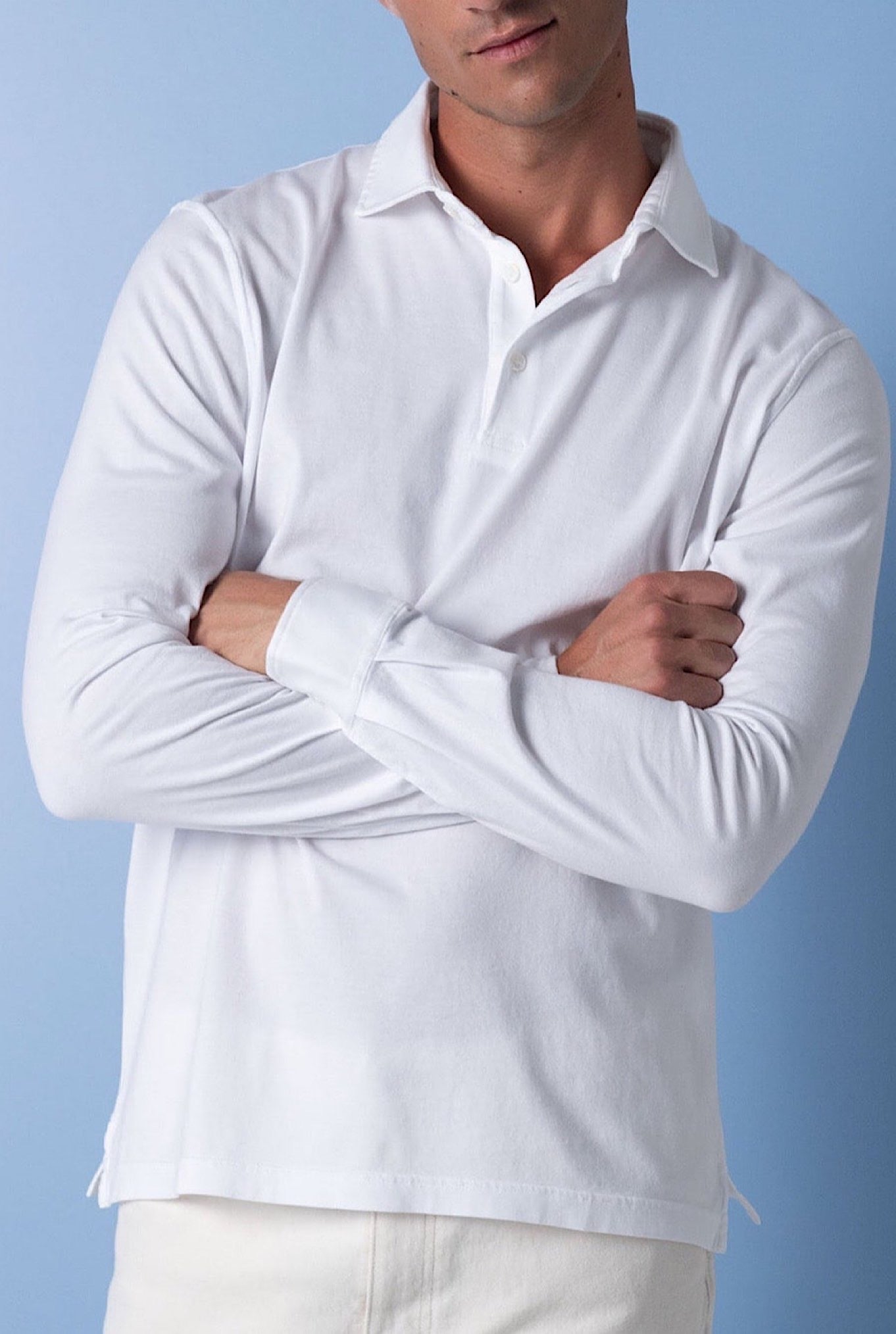 Fedeli long sleeve polo online