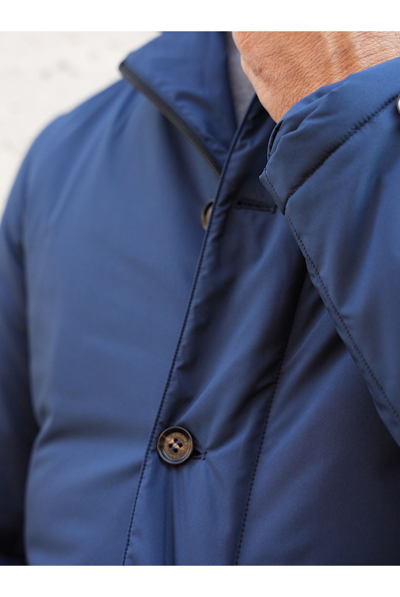 Colombo Blue Cashmere Lined Jacket