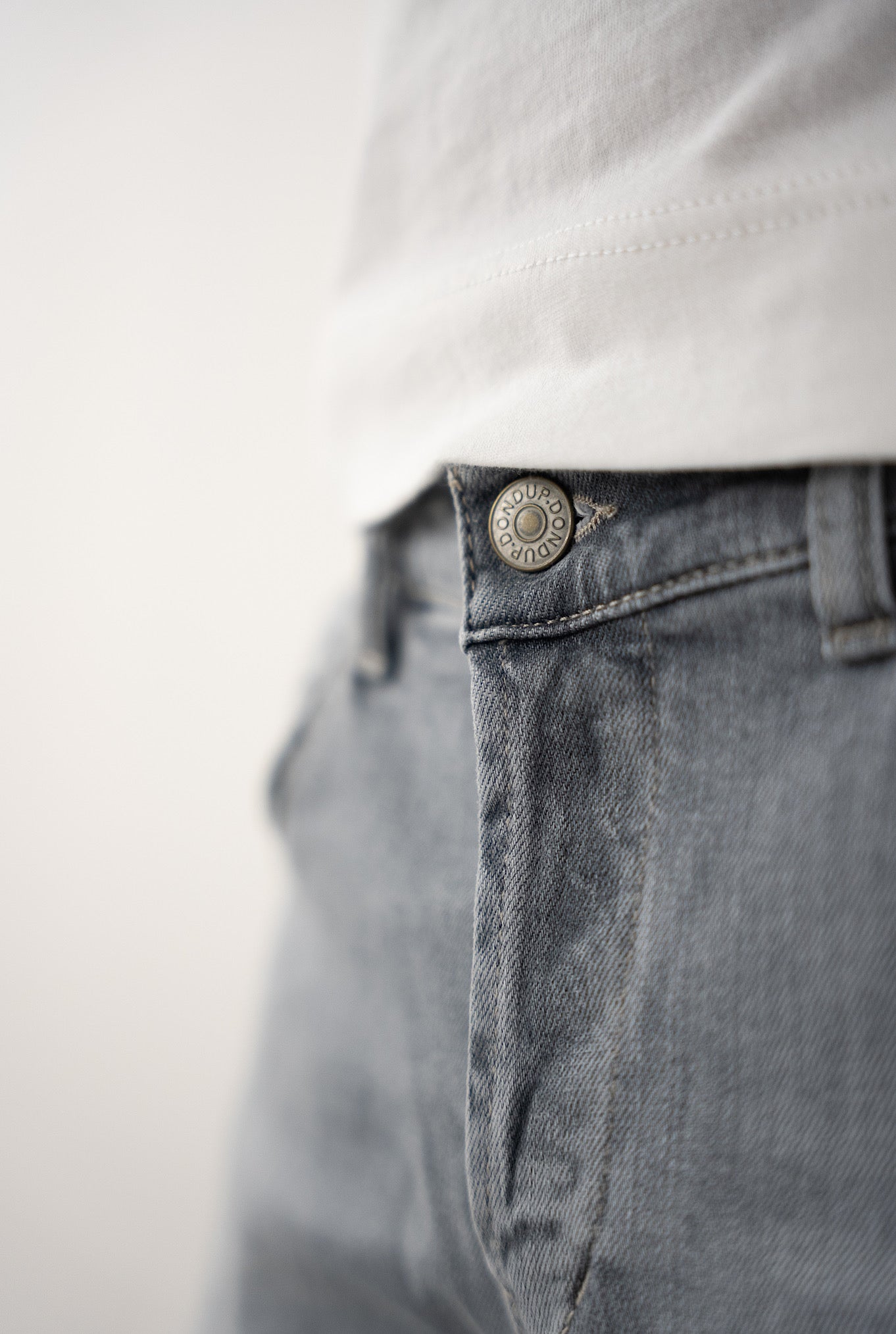 DONDUP Jeans mod. George Skinny in Denim Stretch Grigio