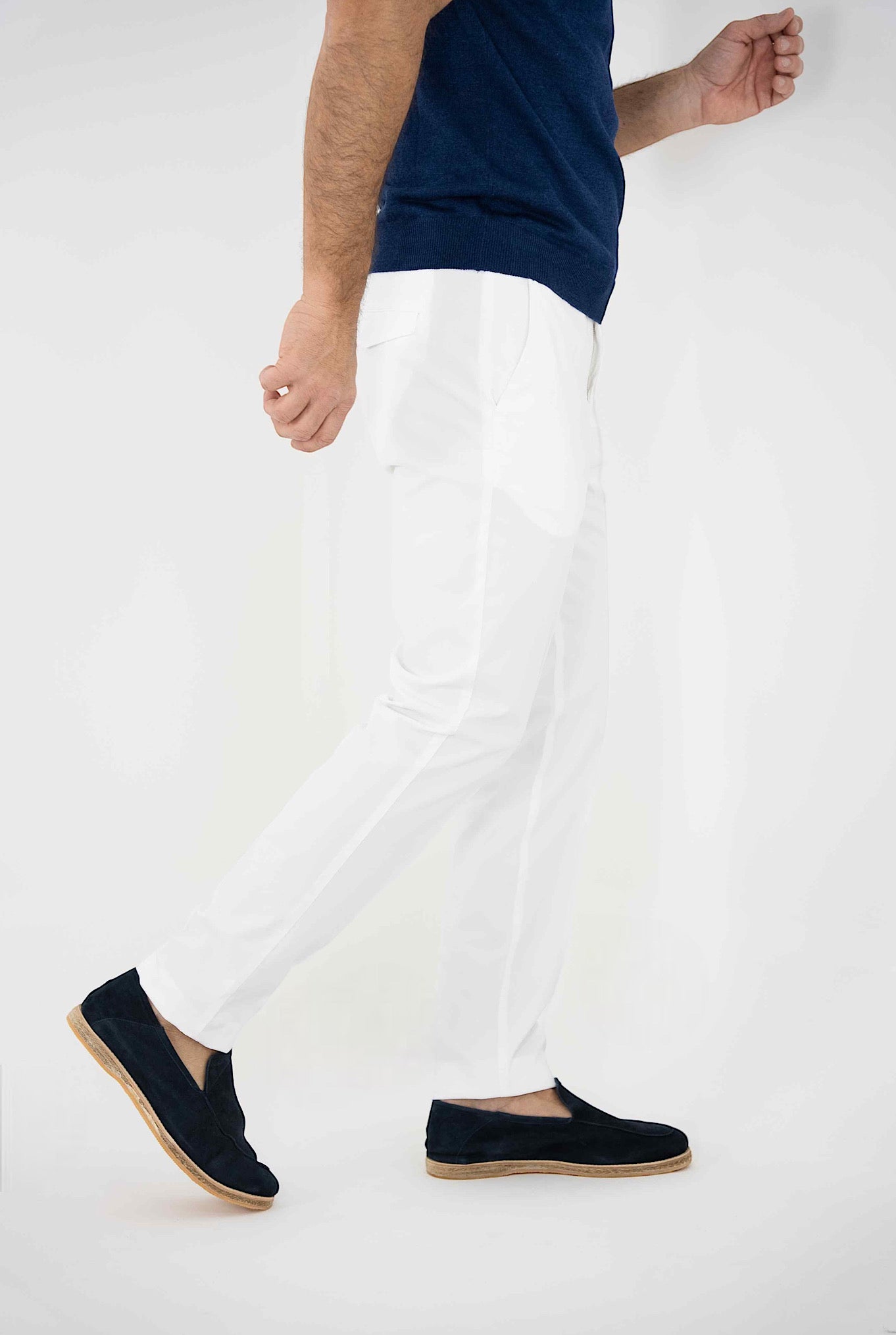 PT Pantaloni in Twill Bianco