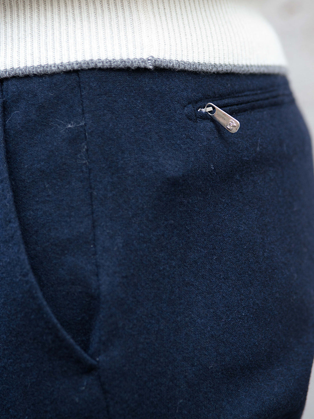 Marco Pescarolo Blue Cashmere "jogging" trousers