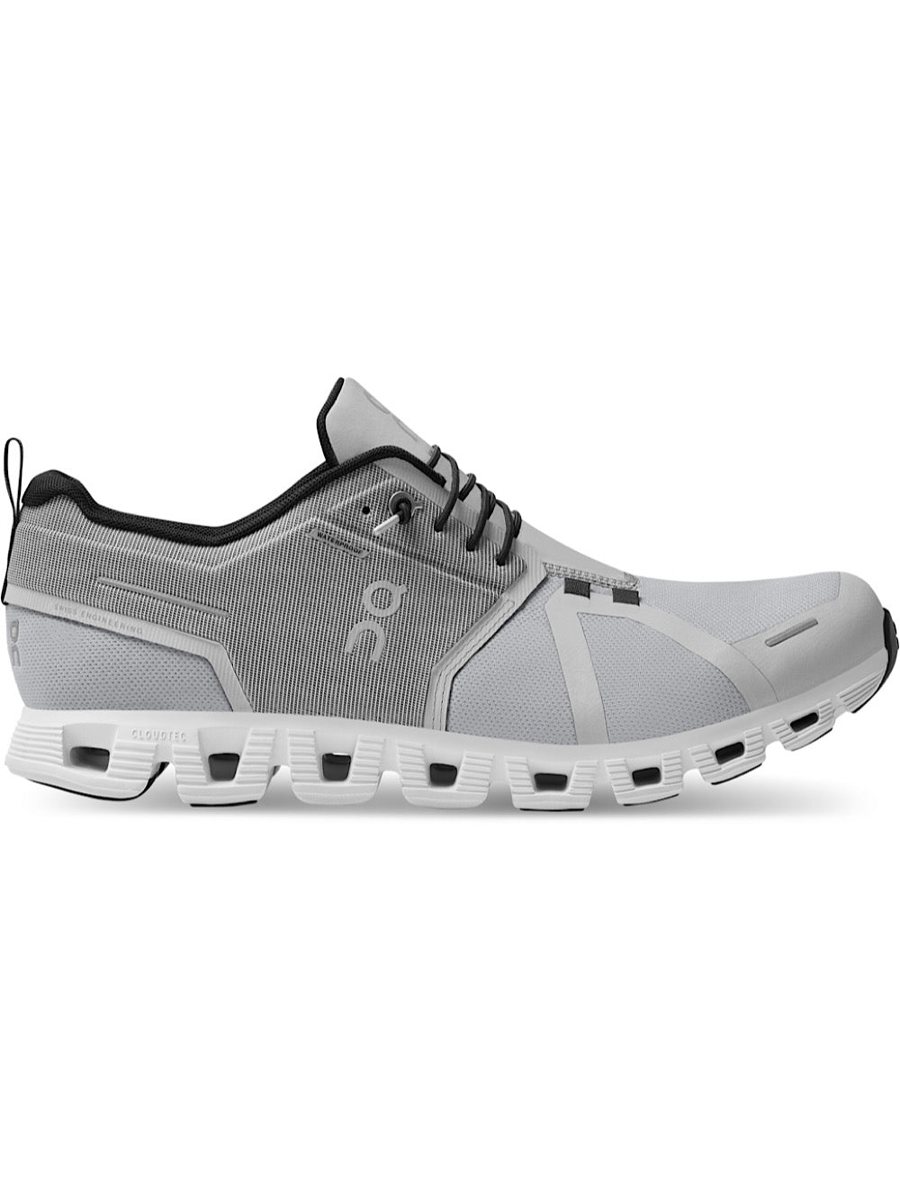 ON Sneakers Running mod. Cloud 5 Waterproof ghiaccio/bianco